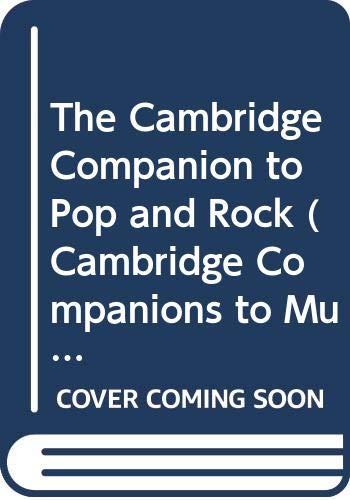 Stock image for The Cambridge Companion to Pop and Rock (Cambridge Companions to Music) for sale by Affordable Collectibles