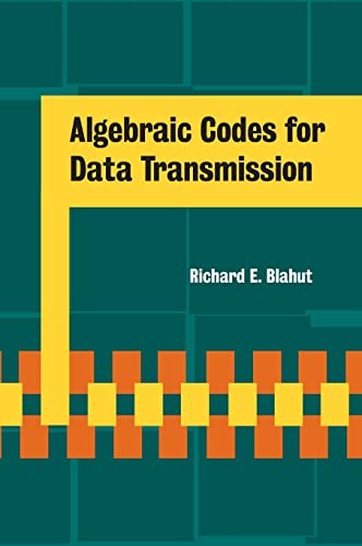 Imagen de archivo de Algebraic Codes for Data Transmission a la venta por GF Books, Inc.