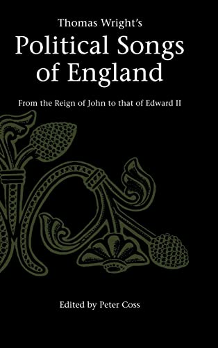 9780521554664: Thomas Wright's Political Songs of England: From the Reign of John to that of Edward II