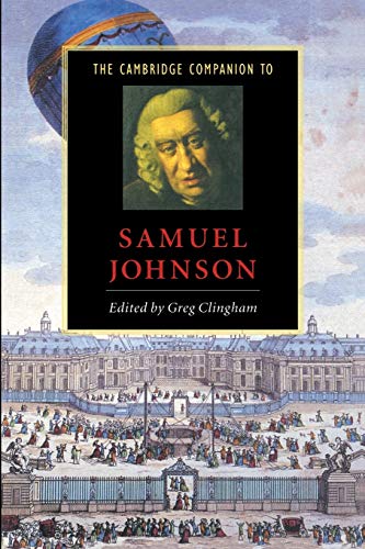 Stock image for The Cambridge Companion to Samuel Johnson (Cambridge Companions to Literature) for sale by SecondSale