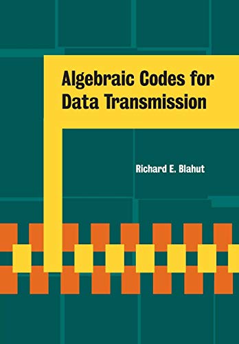 Beispielbild fr Algebraic Codes for Data Transmission zum Verkauf von Chiron Media
