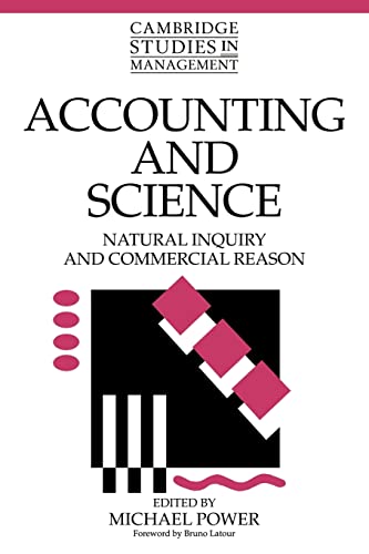 Stock image for Accounting and Science: Natural Inquiry and Commercial Reason: 26 (Cambridge Studies in Management) for sale by Chiron Media