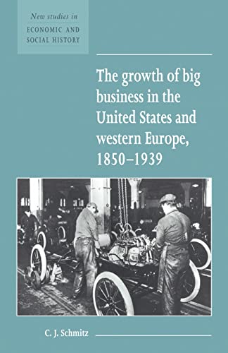 Stock image for The Growth of Big Business in the United States and Western Europe, 1850-1939 (New Studies in Economic and Social History) for sale by SecondSale