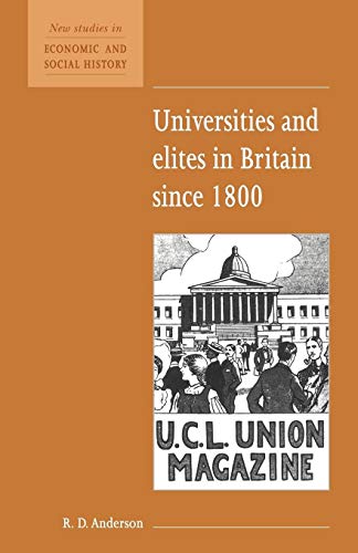 Stock image for Universities and Elites in Britain Since 1800 for sale by Chiron Media