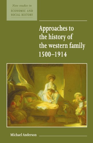 9780521557931: Approaches to the History of the Western Family 1500-1914 (New Studies in Economic and Social History, Series Number 1)