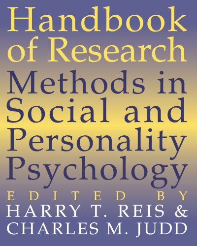 Stock image for Handbook of Research Methods in Social and Personality Psychology for sale by Anybook.com