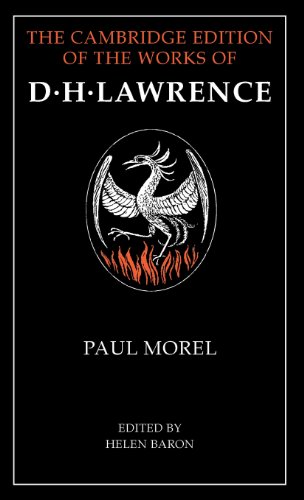 9780521560092: D. H. Lawrence: Paul Morel Hardback (The Cambridge Edition of the Works of D. H. Lawrence)