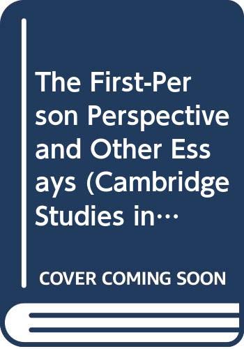 9780521560306: The First-Person Perspective and Other Essays (Cambridge Studies in Philosophy)