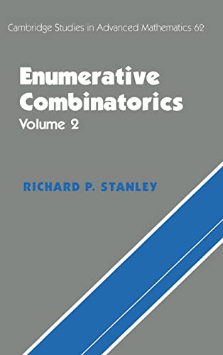 9780521560696: Enumerative Combinatorics: Volume 2 Hardback (Cambridge Studies in Advanced Mathematics, Series Number 62)
