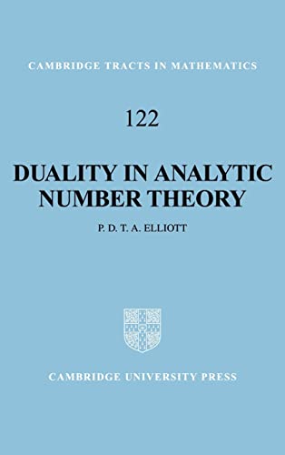 Beispielbild fr Duality in Analytic Number Theory (Cambridge Tracts in Mathematics) zum Verkauf von Buchpark