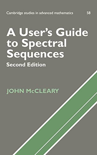 9780521561419: A User's Guide to Spectral Sequences