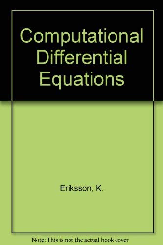 Stock image for Computational Differential Equations for sale by Phatpocket Limited