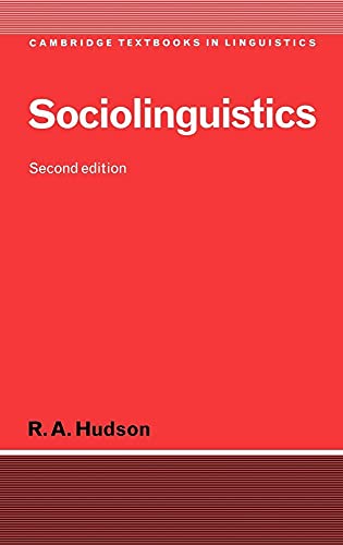 9780521563499: Sociolinguistics