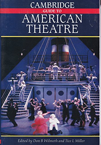 Imagen de archivo de The Cambridge Guide to American Theatre a la venta por SecondSale