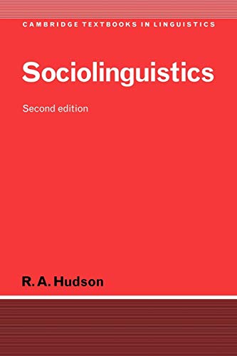 SOCIOLINGUISTICS