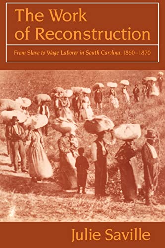 Stock image for The Work of Reconstruction: From Slave to Wage Laborer in South Carolina 1860?1870 for sale by Smith Family Bookstore Downtown