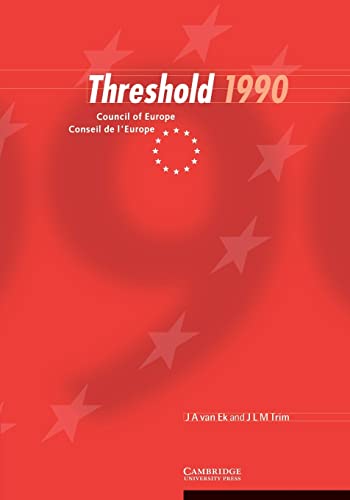 Imagen de archivo de Threshold 1990 a la venta por Chiron Media