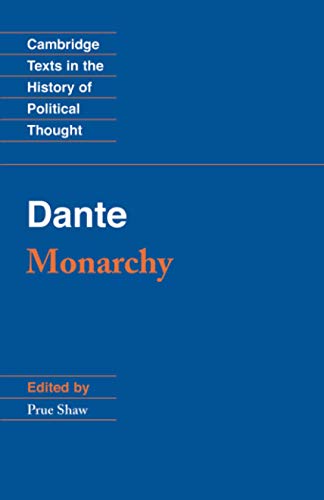 Stock image for Dante: Monarchy for sale by Chiron Media