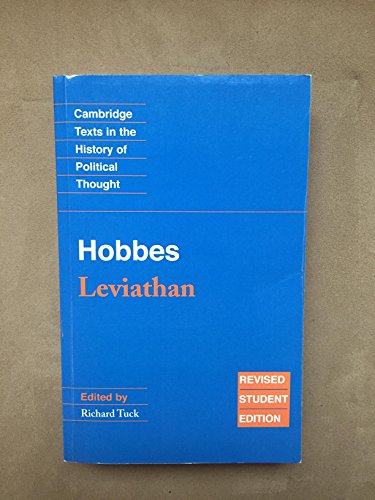 9780521567978: Hobbes: Leviathan: Revised student edition (Cambridge Texts in the History of Political Thought)