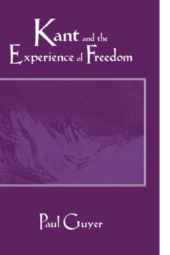 Imagen de archivo de Kant and the Experience of Freedom: Essays on Aesthetics and Morality a la venta por The Book Garden