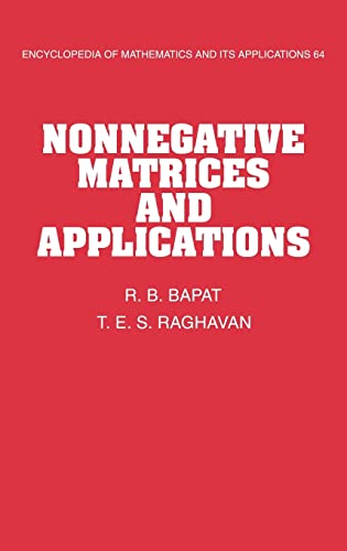 9780521571678: Nonnegative Matrices and Applications Hardback: 64 (Encyclopedia of Mathematics and its Applications, Series Number 64)