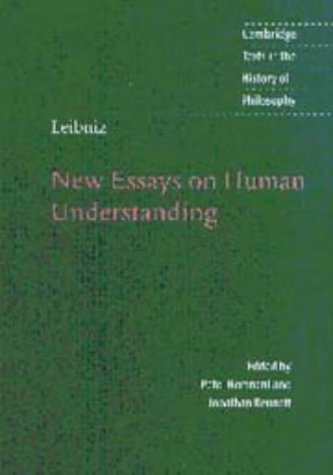 9780521572118: Leibniz: New Essays on Human Understanding (Cambridge Texts in the History of Philosophy)