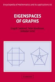 9780521573528: Eigenspaces of Graphs: 66 (Encyclopedia of Mathematics and its Applications, Series Number 66)