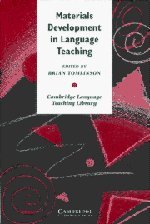 Beispielbild fr Materials Development in Language Teaching (Cambridge Language Teaching Library) zum Verkauf von HPB-Red