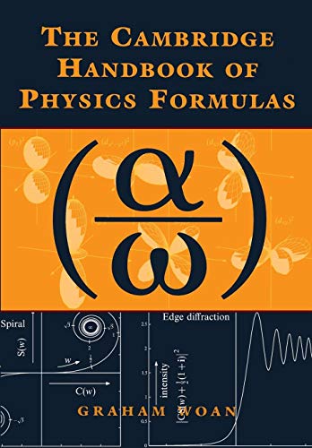 Imagen de archivo de The Cambridge Handbook of Physics Formulas a la venta por Bahamut Media