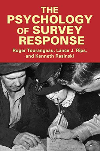 9780521576291: The Psychology of Survey Response