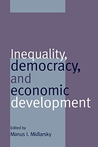 Beispielbild fr Inequality, Democracy, and Economic Development zum Verkauf von Better World Books
