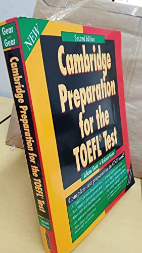 9780521577717: Cambridge Preparation for the TOEFL Test Student's book