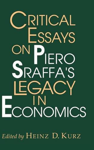 Imagen de archivo de Critical Essays on Piero Sraffa's Legacy in Economics a la venta por ThriftBooks-Dallas