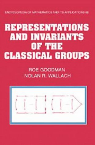 Stock image for Representations and Invariants of the Classical Groups (Encyclopedia of Mathematics and its Applications, Series Number 68) for sale by HPB-Red