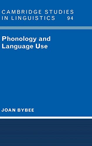 Beispielbild fr Phonology and Language Use zum Verkauf von Michener & Rutledge Booksellers, Inc.