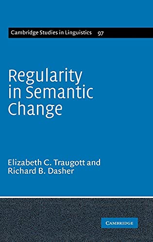 9780521583787: Regularity in Semantic Change