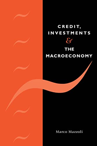 9780521584111: Credit, Investments and the Macroeconomy Hardback: A Few Open Issues