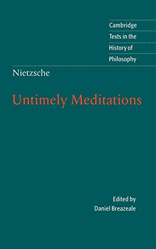 9780521584586: Nietzsche: Untimely Meditations