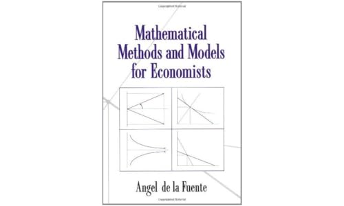 9780521585293: Mathematical Methods and Models for Economists