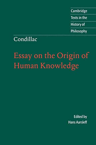 9780521585767: Condillac: Essay on the Origin of Human Knowledge