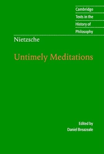 Stock image for Untimely Meditations for sale by Webbooks, Wigtown