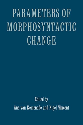 Stock image for Parameters of Morphosyntactic Change for sale by HPB-Red