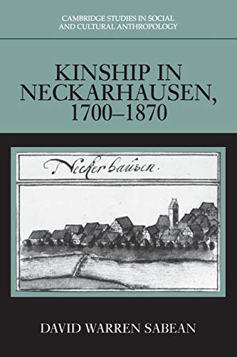 Stock image for Kinship in Neckarhausen, 1700-1870 for sale by Chiron Media