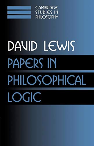 Beispielbild fr Papers in Philosophical Logic: Volume 1 (Cambridge Studies in Philosophy) zum Verkauf von HPB-Emerald