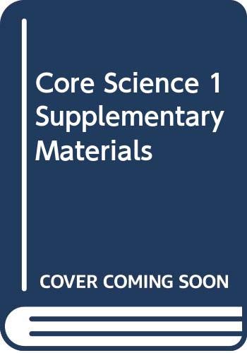 Beispielbild fr Core Science 1 Supplementary Materials zum Verkauf von Anybook.com