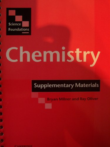 Imagen de archivo de Science Foundations: Chemistry Supplementary Materials Spiral bound a la venta por dsmbooks