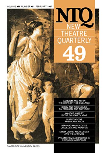 Stock image for New Theatre Quarterly 49 for sale by Chiron Media