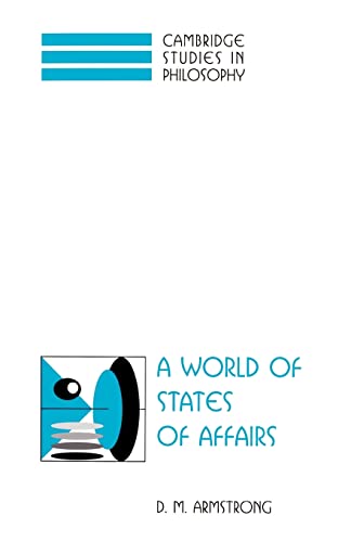 Beispielbild fr A World of States of Affairs zum Verkauf von ThriftBooks-Atlanta