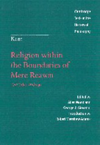 9780521590495: Kant: Religion within the Boundaries of Mere Reason: And Other Writings (Cambridge Texts in the History of Philosophy)