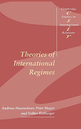 9780521591454: Theories of International Regimes Hardback: 55 (Cambridge Studies in International Relations, Series Number 55)